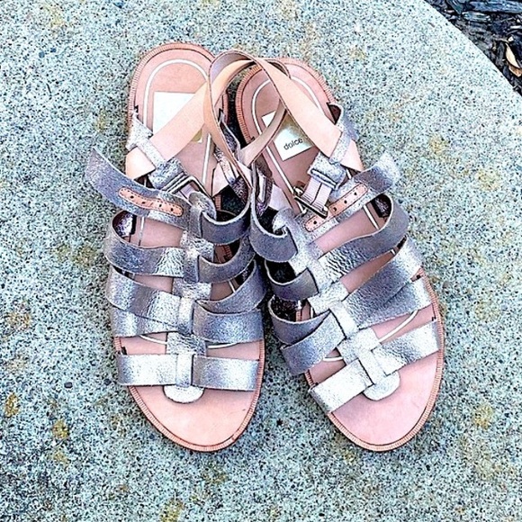 Dolce Vita soft leather sandals 8 - Picture 1 of 10